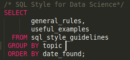 SQL Style for Data Scientists - Naming Conventions – Patrick Ryan – A ...